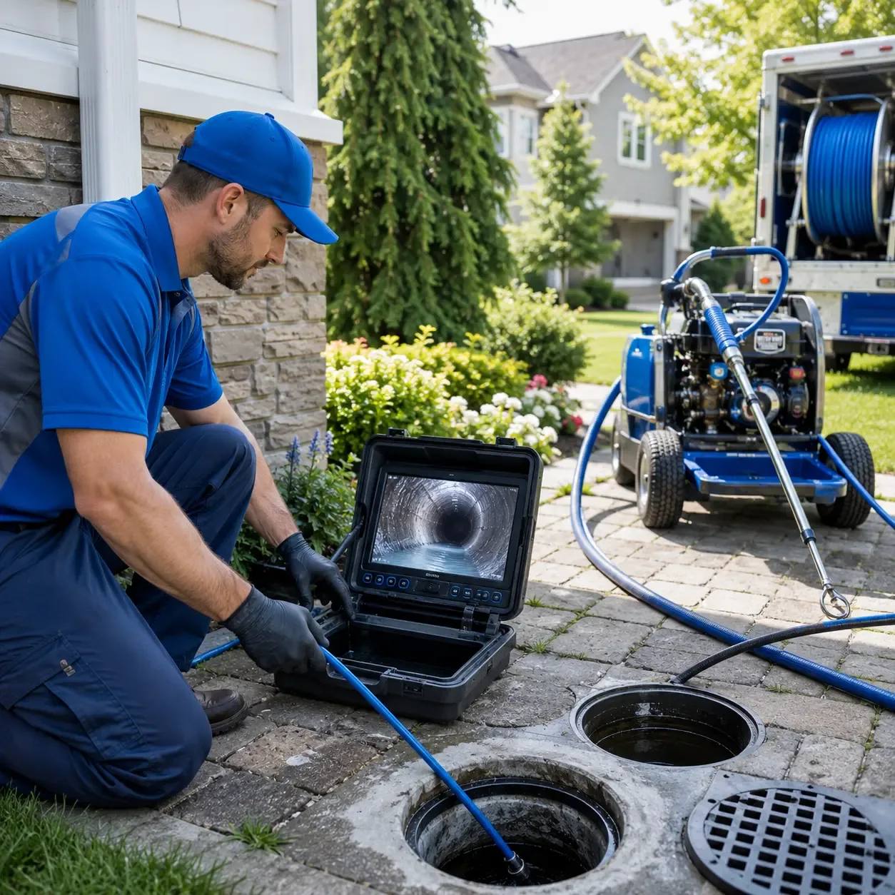 Outdoor drain cleaning professionals serving Fruithurst, AL
